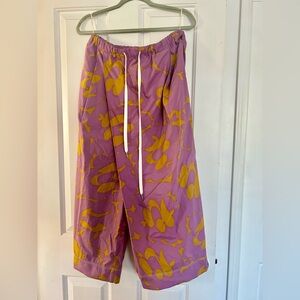 Marni Lilac and Mustard Patterned Pant